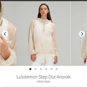 LULULEMON STEP OUT ANORAK